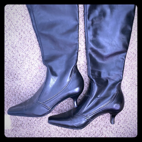 Franco Sarto Black Boots Size 6.5 😍 - Picture 1 of 4